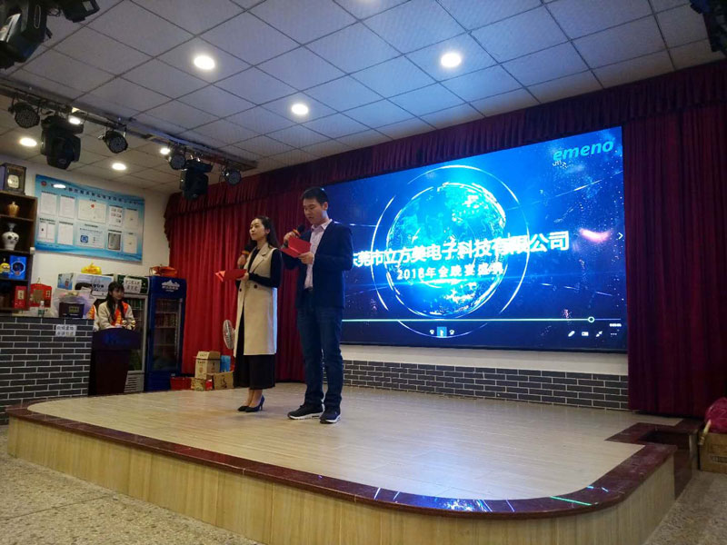 立方美公司 庆祝2019新年年会