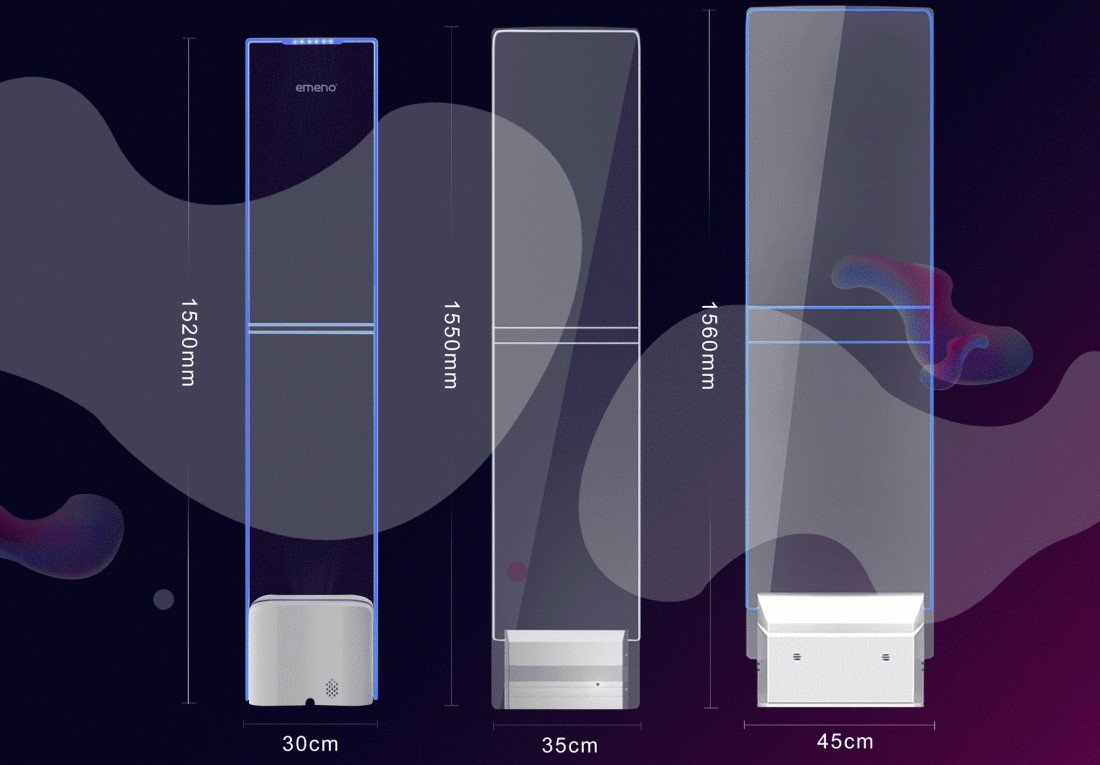 不同门距的店铺该如何选择超市防盗器？-【立方美】