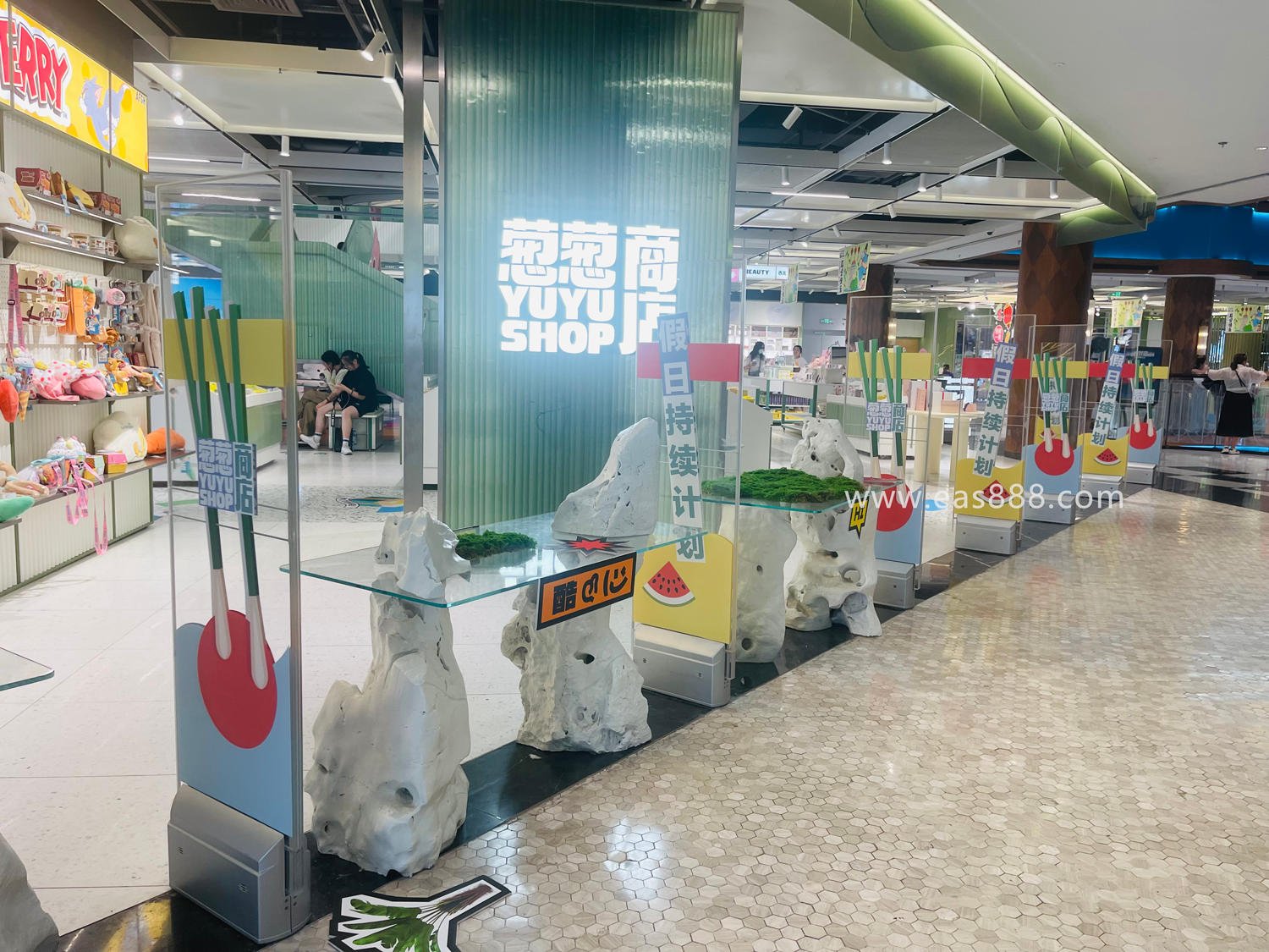 安装案例赏析丨上海葱葱商店安装立方美超市防盗器53支