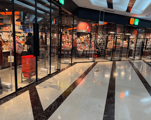 番茄口袋连锁店安装立方美AM9800防盗器